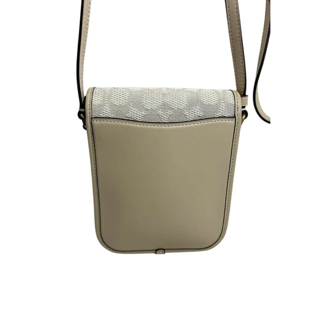 Coach Signature Women's Style B2257 Bag Beige Crossbody - Picture 2 of 16